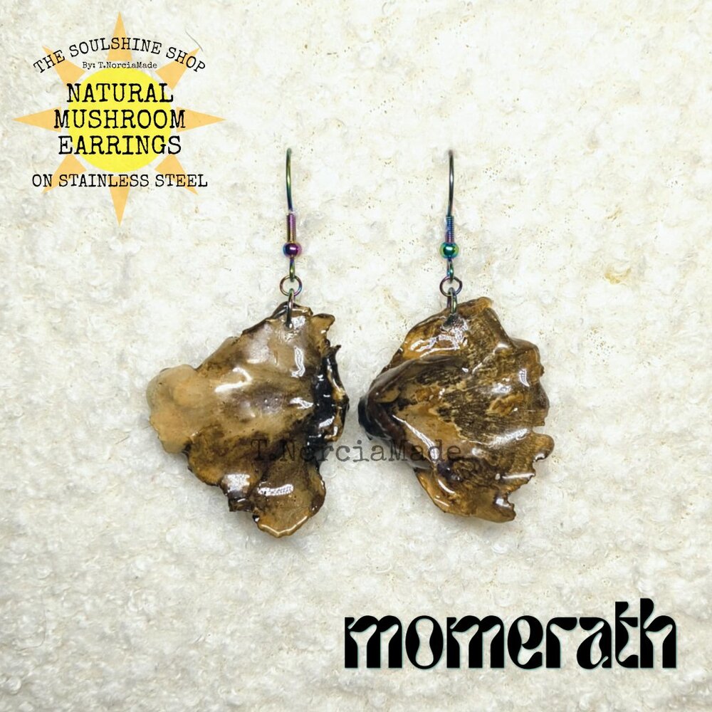 Momerath Natural Mushroom Earrings
